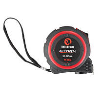 Рулетка с металлическим полотном 5м*25мм, нейлоновое покрытие полотна STORM INTERTOOL MT-0836, фото 2