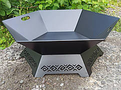 Чаша багаттява для багаття з візерунком 100 см