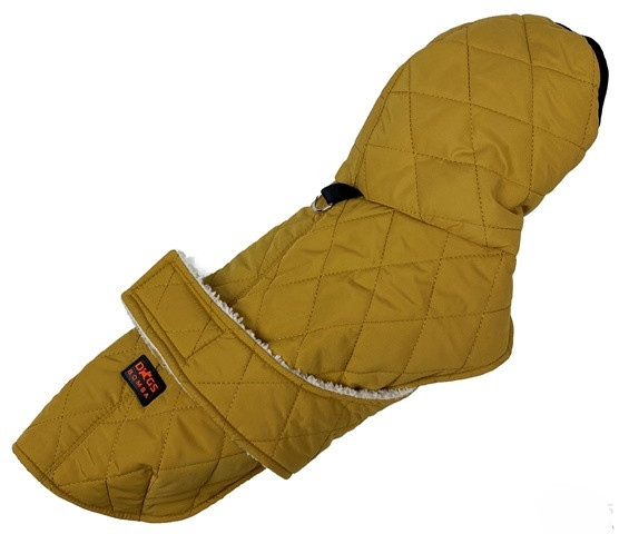 Жилетка зимова для собак "Гірчиця", флісова підкладка ( розмір 6)., фото 1