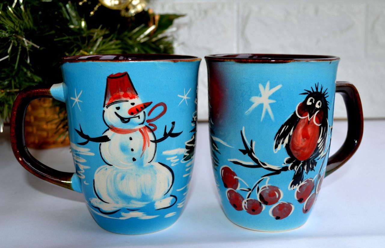 Новорічна чашка "Добрий ранок завжди починається з кави", фото 1