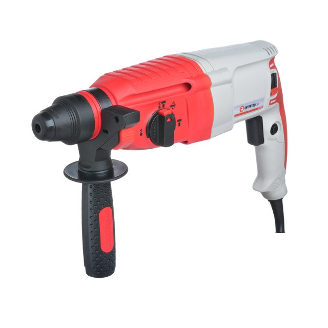 Перфоратор 850 Вт, 3.2 Дж, 0-900 об/хв, 0-4400 уд/хв, 3 режими, SDS plus INTERTOOL DT-0180, Професійний перфоратор