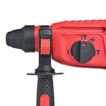 Перфоратор 850 Вт, 3.2 Дж, 0-900 об/хв, 0-4400 уд/хв, 3 режими, SDS plus INTERTOOL DT-0180, Професійний перфоратор, фото 4