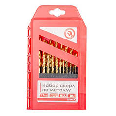 Набір свердел по металу HSS INTERTOOL SD-0019 sck