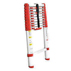 Драбина з алюмінію, телескопічна 10 сход., 3,20 м INTERTOOL LT-3032