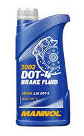 Гальмівна рідина 3002 MANNOL DOT-4 Brake Fluid 1 л (пластикова каністра)