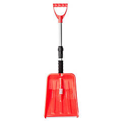 Лопата для снігу автомобільна телескопічна 68-87см INTERTOOL AT-0132 sck