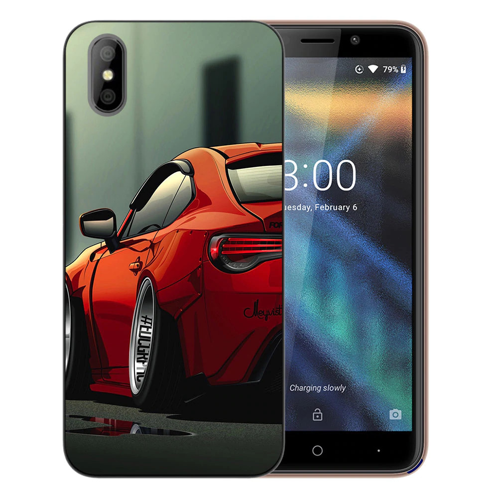 Силіконовий чохол з малюнком для Doogee X50 / X50L (Автомобіль)