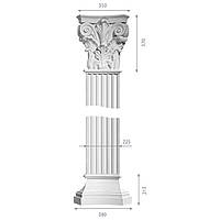 Пилястра из гипса, гипсовая пилястра ка-121