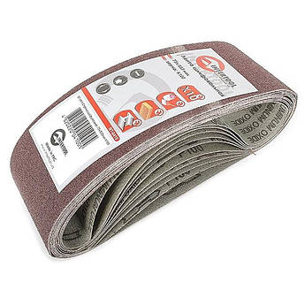 Стрічка шліфувальна 75*533 мм, зерно 100, уп. 10 шт INTERTOOL BT-0410