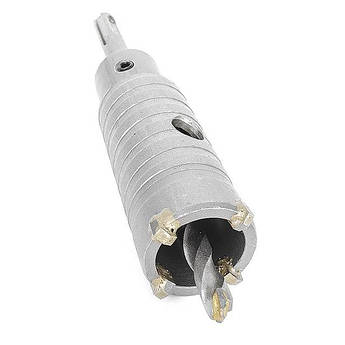 Комплект: свердло корончасте по бетону 32 мм + перехідник SDS Plus 100 мм INTERTOOL SD-7032