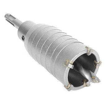 Комплект: свердло корончасте по бетону 40 мм + перехідник SDS Plus 100 мм INTERTOOL SD-7040