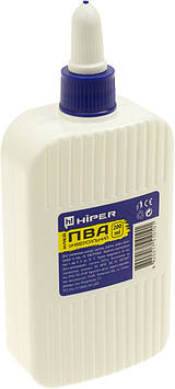 Клей ПВА "Hiper" 200мл з супер-ковпач.(70)