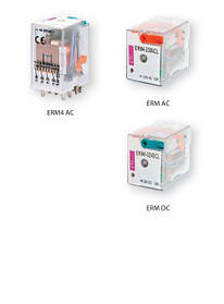 Проміжні реле під цоколь ERM