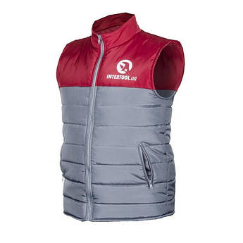 Жилет з логотипом, S, INTERTOOL SP-2011, Жилет для будівельних робіт, Чоловічий робочий жилет Інтертул