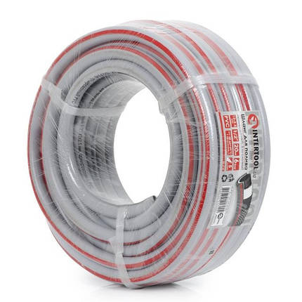 Шланг для поливу 5-ти шаровий 1/2 ", 20м, армований PVC INTERTOOL GE-4132 Шланг садовий для поливу, фото 1