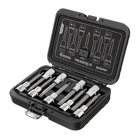 Набір біт TORX 1/2 "T20-T60, 100мм, S2, STORM INTERTOOL ET-8401 Набір спеціальних біт pwtl