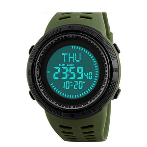 СПОРТИВНІ ГОДИ З КОМПАСОМ SKMEI (СКМЕЙ)1254 COMPASS Green