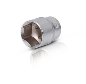 Головка шестигранна 1/2" 27*42 мм CrV INTERTOOL ET-0027 pwtl