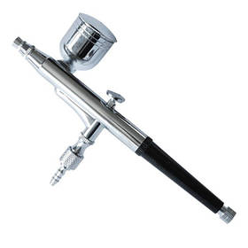 Аерограф міні з комплектом аксесуарів INTERTOOL PT-1504, Міні аерограф з компресором, Аерограф для фарби pwtl