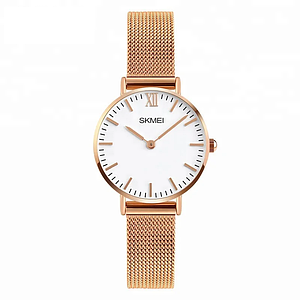 Оригінальні класичні жіночі годинники Skmei (Скмей)1185 Gold