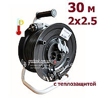 Подовжувач на котушці Bemis 30 м 2х2.5