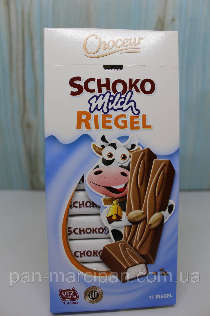 Шоколад Choceur Schoko Milch Riegel 200г - фото 1 - id-p1067488050
