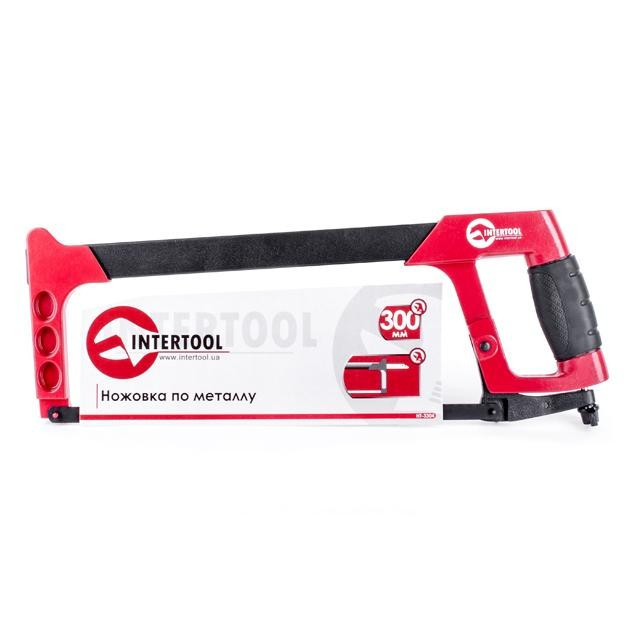 Ножівка по металу 300 мм, алюмінієва рукоятка INTERTOOL HT-3304 pwtl