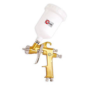 Краскопульт INTERTOOL PT-0113, Пневматичний краскопульт HP, форсунка 1,5 мм, професійний пузовизатор, Пузовизатор 600 мл/5 бар