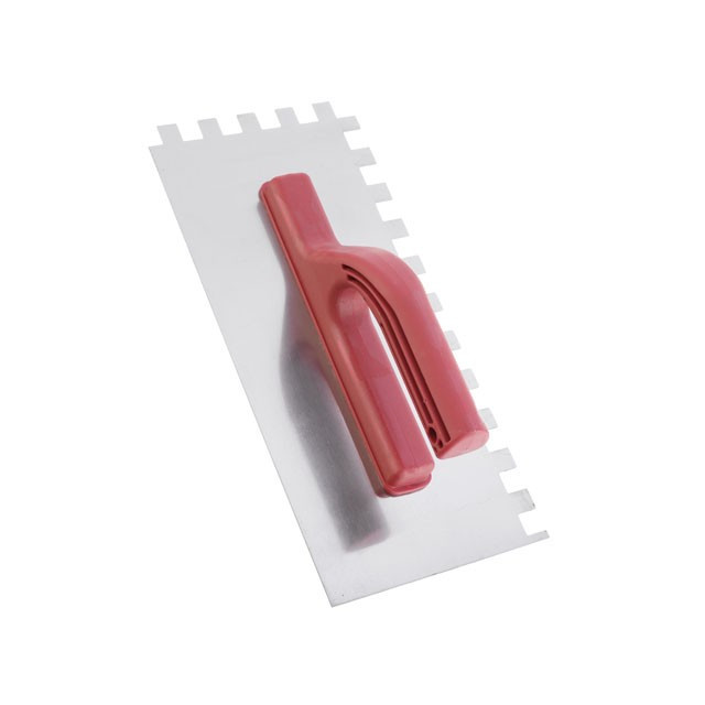 Затирачка стальова оцинкована 280*130 мм, 12*12 мм INTERTOOL KT-0008 pwtl