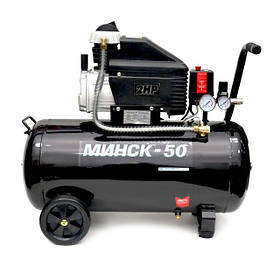 Компресор Мінськ-50, 1.5 кВт, 220 В, 8 атм, 205 л/хв INTERTOOL PT-0021