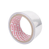 Скотч алюмінієвий термостійкий 50 мм * 10 м. INTERTOOL KT-0991 pwtl, фото 6