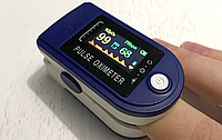 Якісний пульсоксиметр Pulse Oximeter, пульсометр на палець, сатуратор з налаштуваннями і поворотним екраном