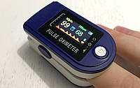 Качественный пульсоксиметр Pulse Oximeter, пульсометр на палец, сатуратор с настройками и поворотным экраном