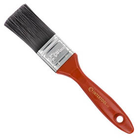 Кисть флейцевая з штучним ворсом 1,5" INTERTOOL KT-1436 pwt