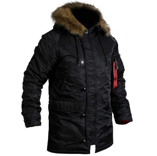 Куртка зимова "slim fit" Аляска Black
