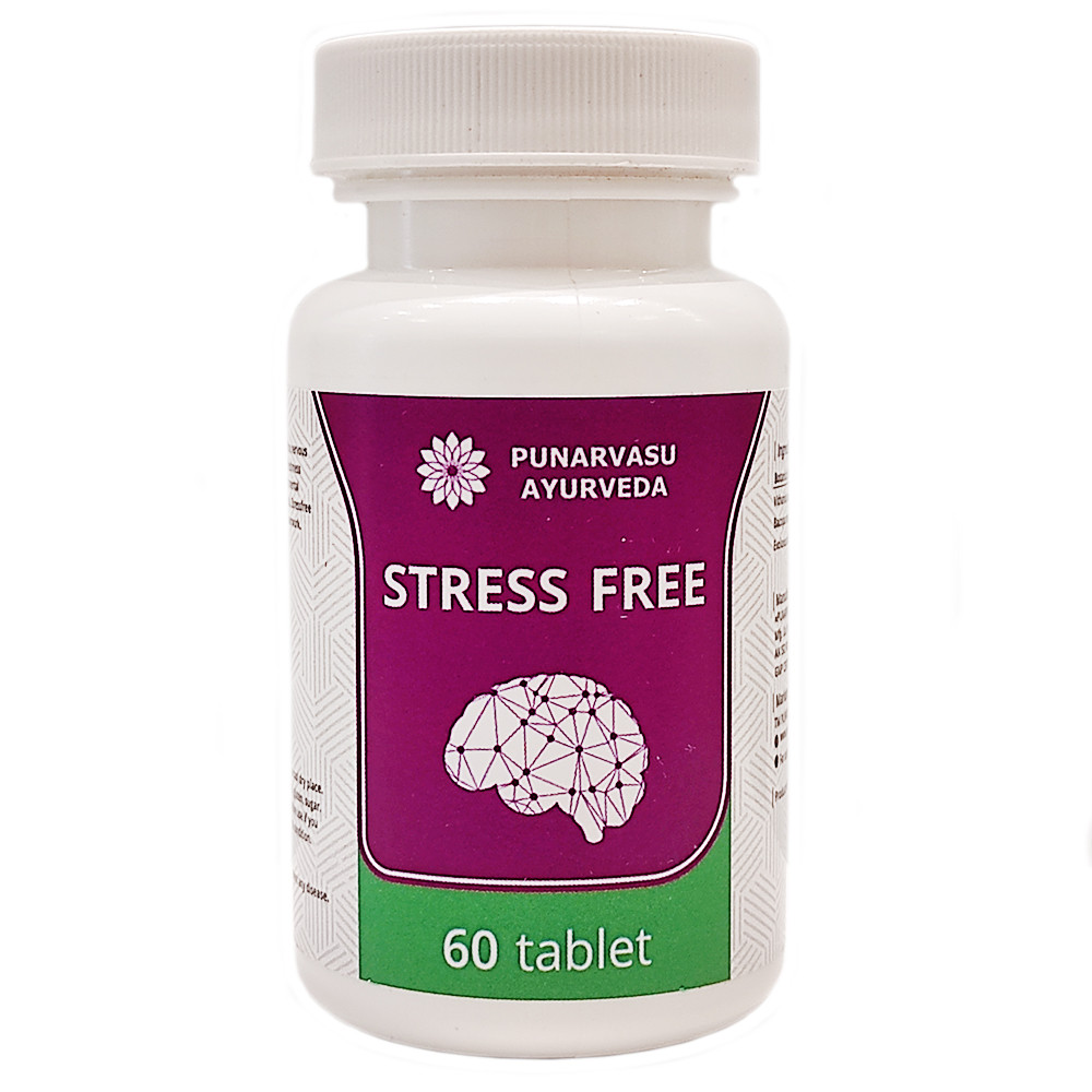 Стресфри (Stress Free, Punarvasu) поліпшення роботи нервової системи, 60 таблеток, фото 1