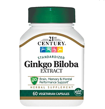 21st Century Ginkgo Biloba Extract 60 VCaps