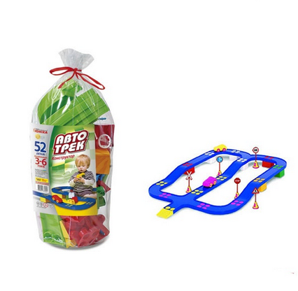 Конструктор "Трек" (52 деталі) Юніка (0255)