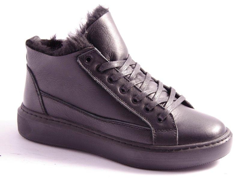 Ботинки жіночі чорні SLM 701/7-1