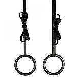 Кільця гімнастичні для кросфіту/гімнастики та шведської стінки з регулюванням пластмасові Profi (MS 1553), фото 6