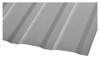 Профнастил стіновий ПС-10, RAL 9006 Колір Біло-алюмінієвий, металік (глянець).