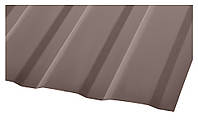 Профнастил стеновой ПС-10, RAL 8017 Цвет Шоколадно-коричневый (глянец).