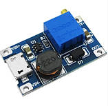 Підвищувальний перетворювач MT3608 LM2577 Micro USB 2 А Трансформатор, фото 3
