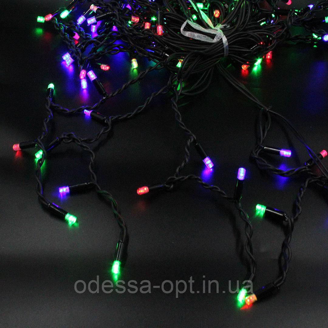 Xmas гірлянда LED 120 3.3Line Short curtain(Бульбашки/Бахрома) M-2 Мультицветна 5 M Вул.