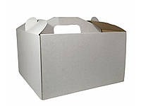 Картонная коробка для торта 3 штуки (250*250*150)