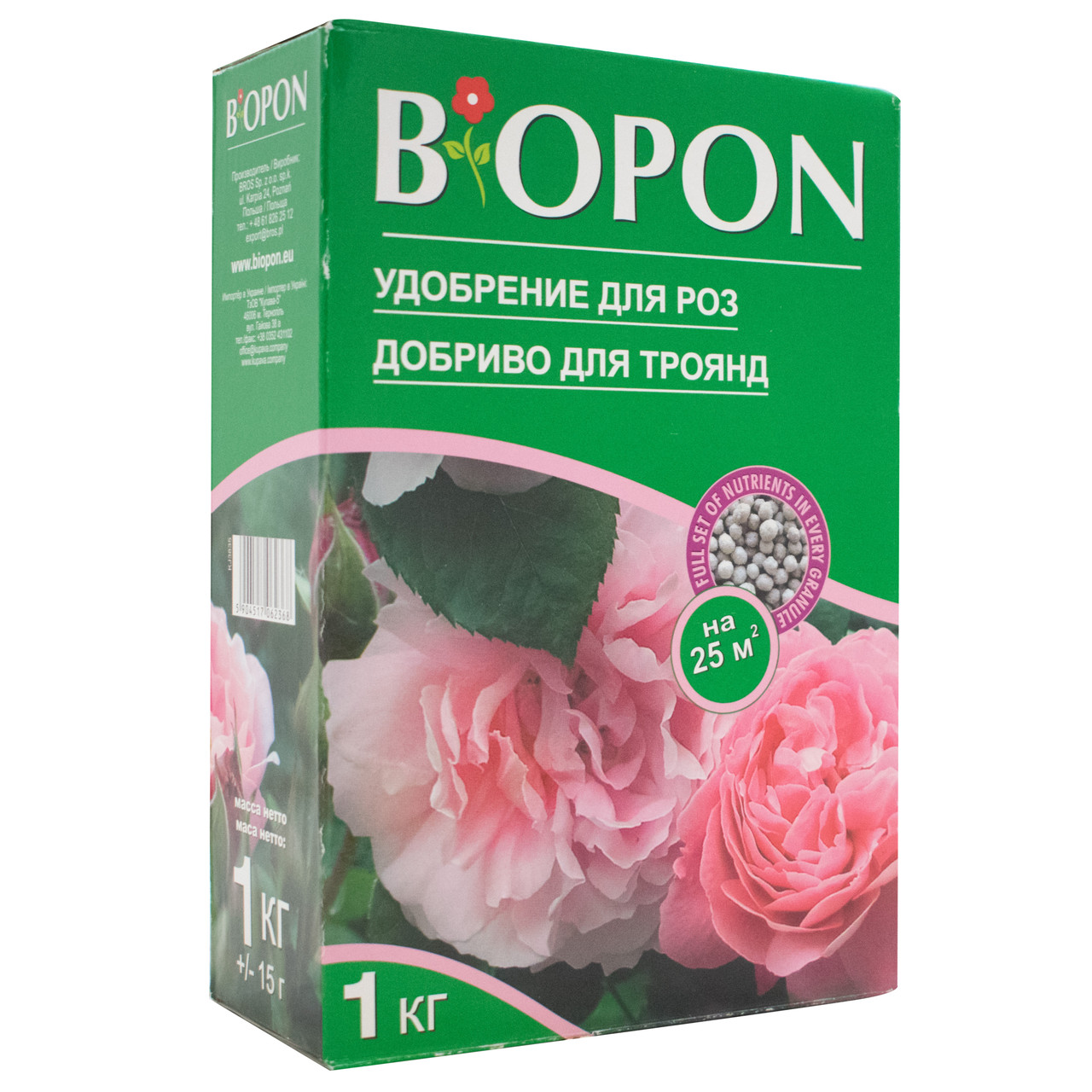 Добриво Biopon для троянд 1 кг, фото 1