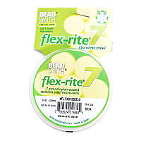 Тросик ювелирный FLEX-RITE 7, Metallic Gold, толщина 0.45 мм, 30 футов (9.14 м)