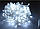 Зовнішня світлодіодна Led гірлянда 200 лампочок пряма (білий) 5мм 20м Білий світ, фото 3