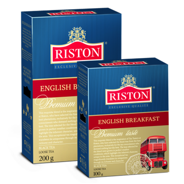 Чай чорний RISTON TRADITIONAL ENGLISH BREAKFAST TEA 200G (6X8X200G)