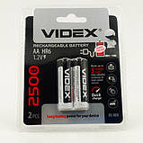 Акумулятори Videx HR06/AA 1.2V 2500 mAh NI-MH (1 шт.), фото 5